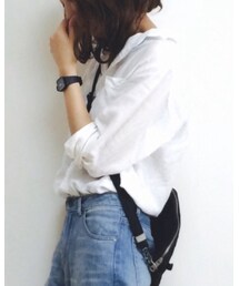 無印良品 | 旦那のリネンシャツ(シャツ/ブラウス)