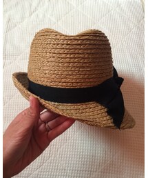 polcadot | アシンメトリー麦わらハット(ハット)