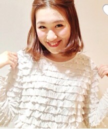 Chico | フリフリTシャツ(Tシャツ/カットソー)