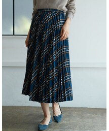 AMERICAN HOLIC | チェックプリーツロングスカート(スカート)