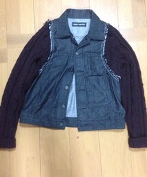 ISSEY MIYAKE | ISSEY MIYAKE 袖切り替えジャケット(デニムジャケット)