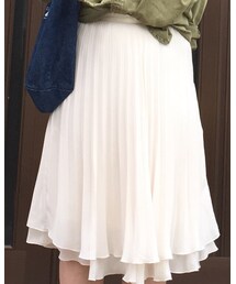 ROPE' PICNIC | シフォンプリーツスカート(スカート)
