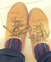 無印良品 | 無印良品のスニーカー(ヒモは変えてます)(スニーカー)