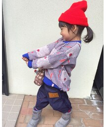 マグロ釣のTVに影響されて…（笑） | 昨晩のマグロ釣漁船のTVをなぜか家族で見入る。( ﾉД`)(ニット/セーター)