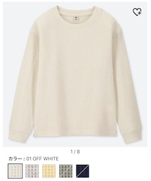 UNIQLO | KIDS ワッフルクルーネックT(Tシャツ/カットソー)