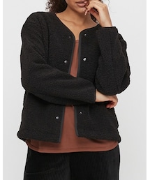 UNIQLO | ボアフリースカーディガン　size XL(ジャケット/アウター)