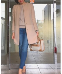 JUSGLITTY | ノーカラージャケット