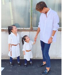 韓国子供服 | シャツワンピース