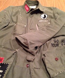 PORTER CLASSIC | ミリタリーシャツブルゾン/カスタム済み(カバーオール)