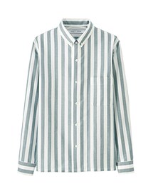 UNIQLO | オックスフォードストライプシャツ（長袖）＋Ｅ(シャツ/ブラウス)
