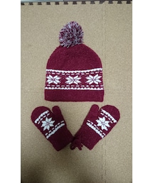 無印良品 | ノルディック柄ニット帽(ニットキャップ/ビーニー)