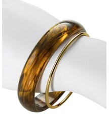 GU | バングルセット BROWN ¥590(バングル/リストバンド)