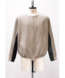 my beautiful landlet | ウールシャギータックブルゾン(ブルゾン)