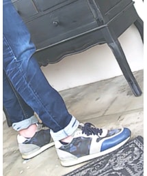 ストックトン(ブルー迷彩) | スニーカー