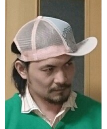 自分で描いたメッシュキャップ | 帽子