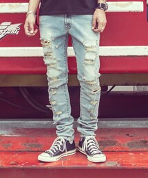 ROCKED GARAGE | Rocking Destroyed Jeans(デニムパンツ)