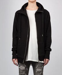 ROCKED GARAGE | Thermal high Neck Hood Zip-up(パーカー)