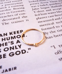 pinon | 一粒シンプルファランジリング(リング)