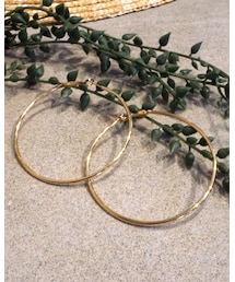 pinon | big circle pierce(ピアス（両耳用）)