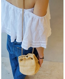 pinon | straw bag(ショルダーバッグ)