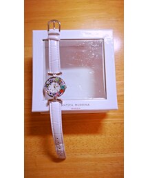 ローマで買ったヴェネツィアングラスの腕時計*(アナログ腕時計)