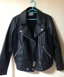 BACKS×しまむら | ボア付きライダース(ライダースジャケット)