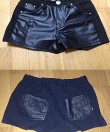 BACKS | レザー×ツイルショーパン(その他パンツ)