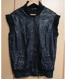 RAF SIMONS | 1999ss レザー パッチワーク ベスト(ベスト)