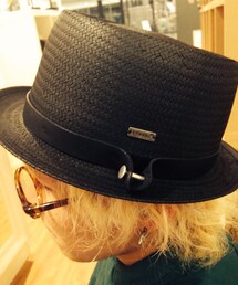 KANGOL | 帯。レザー。渋い。(ハット)