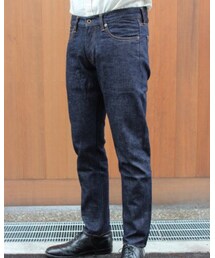 JAPAN BLUE JEANS | 12.5oz アフリカンコットンブラウンミックスド プレップカット (ONE WASHED)(デニムパンツ)