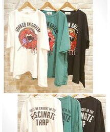 WORLD WIDE LOVE! | SOAKED LIPアシメトップス(Tシャツ/カットソー)