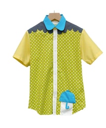 NIRAME.CO | 一目惚れしゃつ。黄緑×黄色(シャツ/ブラウス)