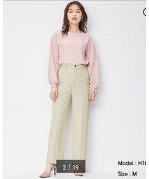 GU | カットソーカラースラックス(パンツ)