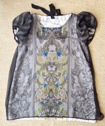 スケスケ柄チュニック(その他トップス)