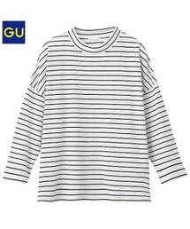 GU | ボーダーゆるプルオーバー(Tシャツ/カットソー)