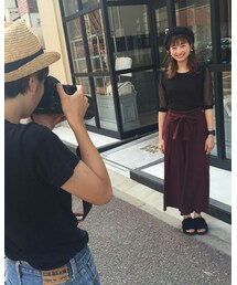 撮影風景 | トップス