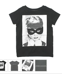 MOJAKWAMOJA | オードリー グログランワッペン付きTシャツ（100）(Tシャツ/カットソー)