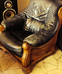 ヴィンテージレザーソファー(家具)