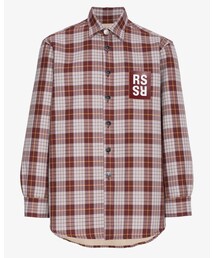 RAF SIMONS | Raf Simons - check denim shirt(シャツ/ブラウス)