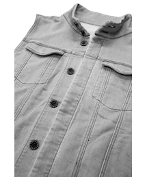 MUZE - HI NECK VEST (BLEACH BLACK) 30,000YEN(＋tax)(その他アウター)