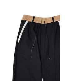 MUZE | MUZE - TRACK EASY PANTS(BLACK)(スラックス)