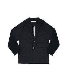 MUZE | MUZE - RAGLAN TAILORED JACKET (BLACK)(テーラードジャケット)