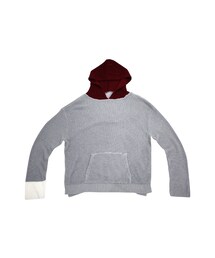 PARADOX | PARADOX - HOODED KNIT (GRAY)(パーカー)