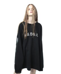 John's by Johnny  | John's by Johnny × H>FARCTAL - "雨羅愚駄流" LONG SLEEVE(Tシャツ/カットソー)