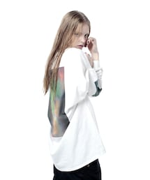 Johns by Johnny | John's by Johnny × H>FRACTAL - "雨羅愚駄流" LONG SLEEVE(Tシャツ/カットソー)