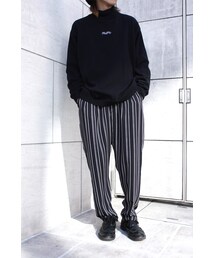 MUZE | MUZE - STRIPE SLACKS(チノパンツ)