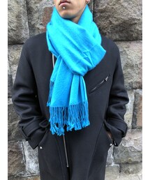 MUZE | MUZE turquoise label - SCARF(マフラー)