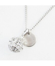 BLACK TRIANGLE DESIGN - 3D EARTH short necklace(ネックレス)