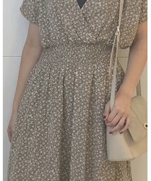 RAY CASSIN | 花柄カシュクールワンピース(ワンピース)