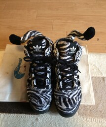 ADIDAS×JEREMY SCOTT | ゼブラ柄スニーカー(スニーカー)